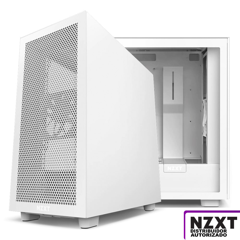 Gabinete NZXT H7 FLOW Blanco, Cristal Templado, ATX Sin Fuente, USB Tipo C, CM-H71FW-01, NZXTPROMO/ NAVIDAD