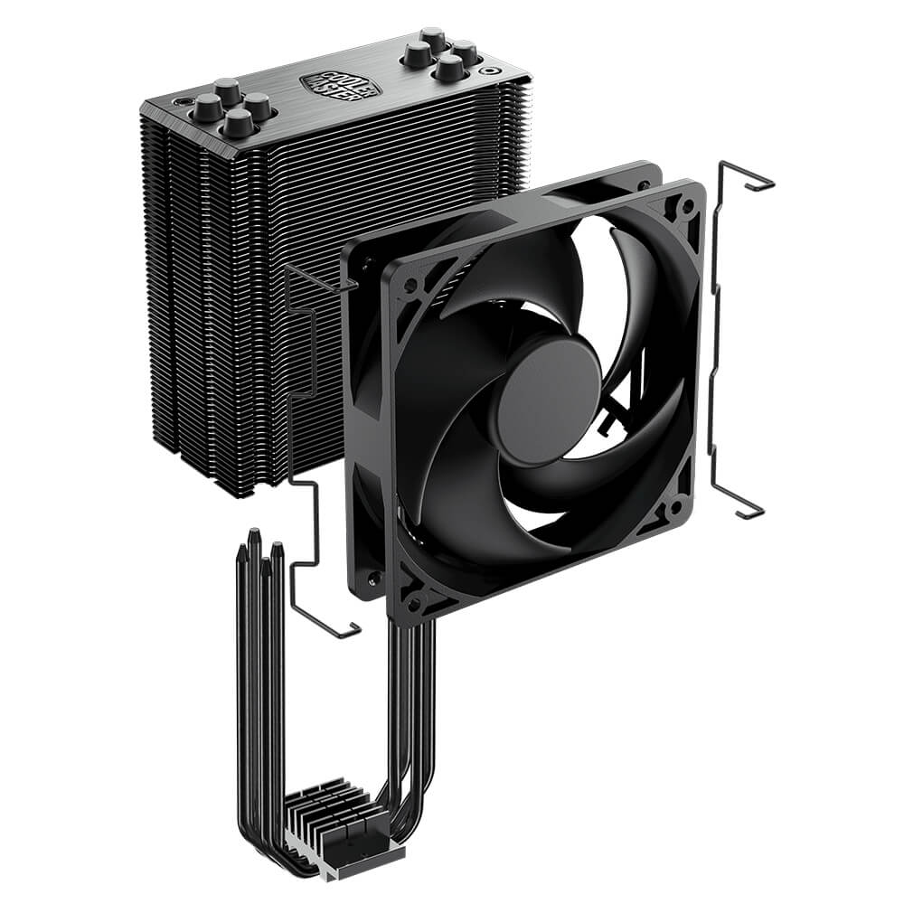 Disipador para CPU Disipador y Ventilador para Procesador Cooler Master Hyper 212 Black Edition - 120mm X1 Intel y AMD, RR-212S-20PK-R1 - Image 9