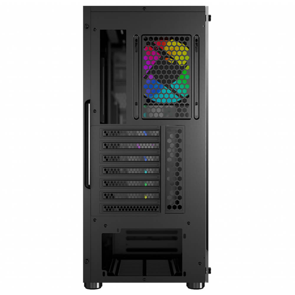 Gabinete MSI MAG Vampiric 010 RGB, Cristal Templado, RGB MSI Mystic Light, Black /USB 3.0, ATX - Image 5