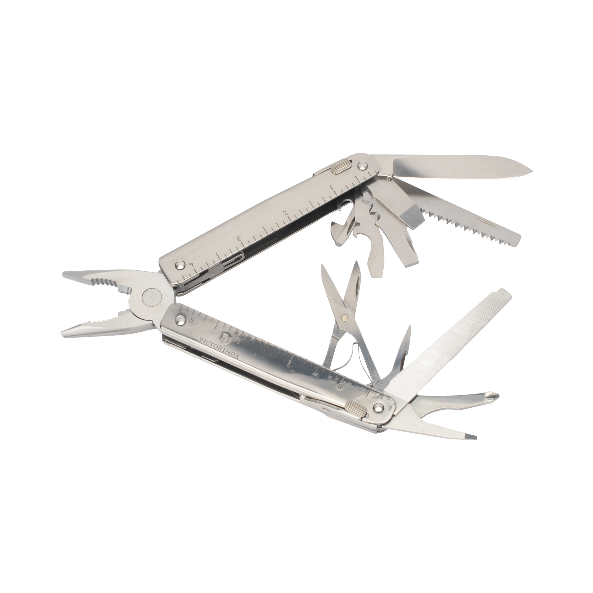 VICTORINOX 30338L Navaja Victorinox Multiherramienta SwissTool X Plus con 37 Funciones. Incluye Funda de Piel