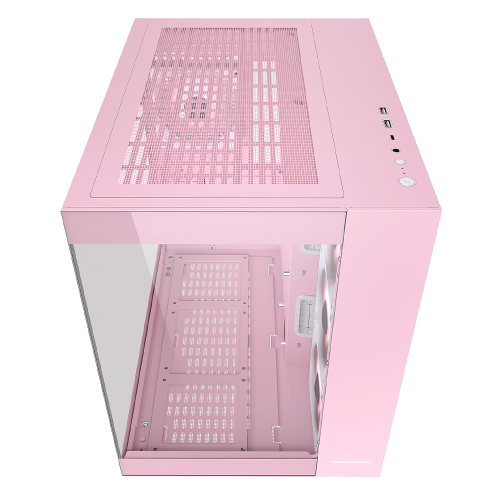 Gabinete Cougar FV150 RGB, Mid-Tower, ATX/Micro-ATX/Mini-ITX, Sin Fuente, 4 Ventiladores Instalados, USB 2.0/3.0, Rosa, 385KA10.0005 - Image 4