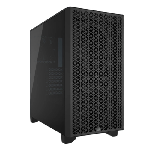 Gabinete Corsair 3000D Airflow, Midi-Tower, ATX, Cristal Templado, USB 3.0, Sin Fuente, 2 Ventiladores Instalados, Negro, CC-9011251-WW