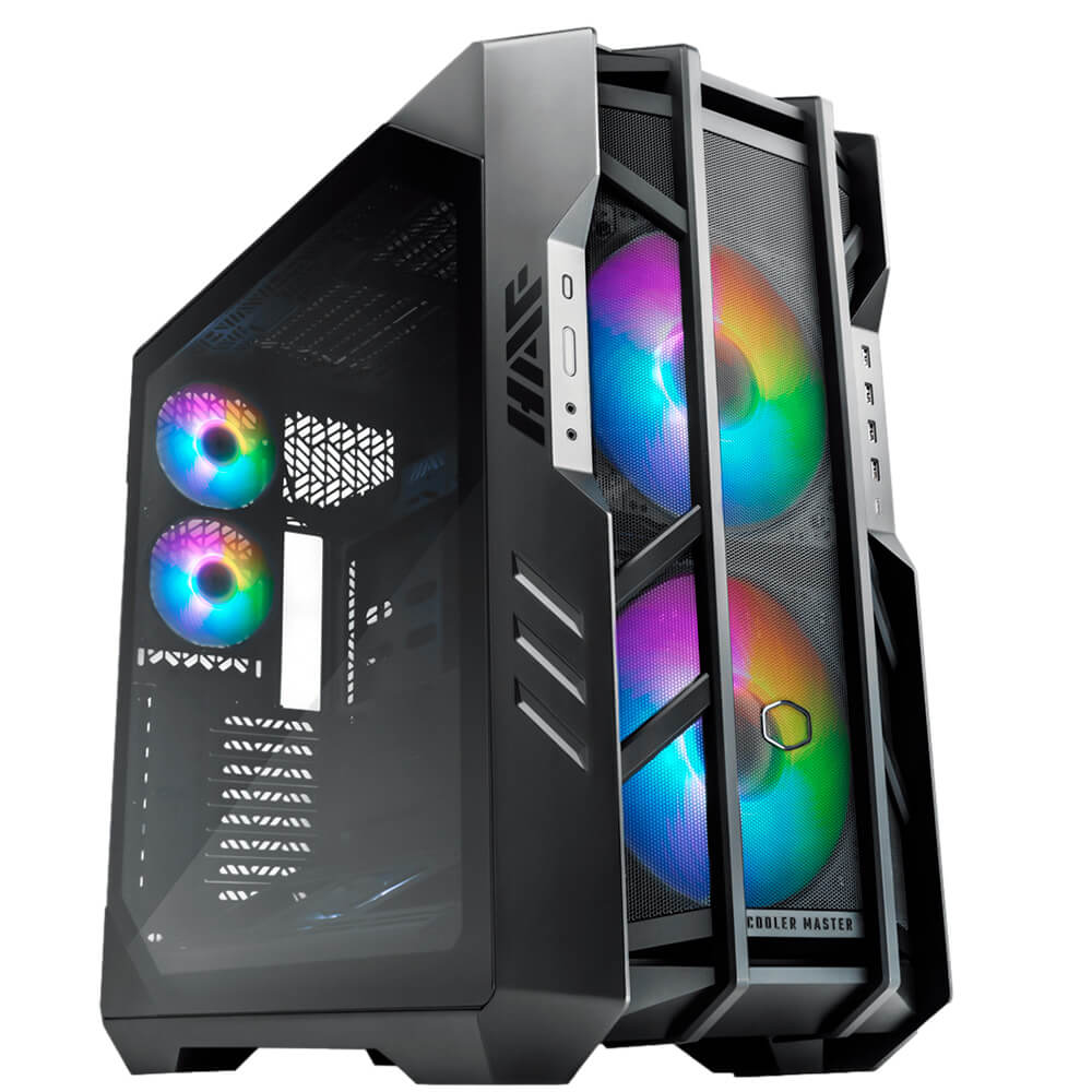 Gabinete Cooler Master HAF700 H700-IGNN-S00 Titanium Grey SGCC Steel, Mesh, ABS Plastic, Cristal Templado, ATX Full Tower Computer Case, H700-IGNN-S00