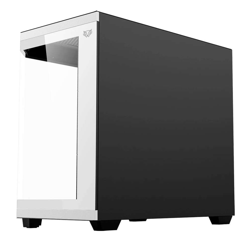 Gabinete Balam Rush Tank Master 9600 TB, Midi-Tower, ATX/Micro-ATX/ITX, Cristal Templado, USB 3.0/2.0, 3 Ventiladores RGB Instalados, Blanco con Negro, BR-938693 - Image 4