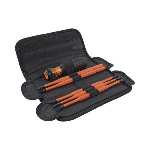 KLEIN TOOLS 32288 Juego de Desarmadores Intercambiables con Aislamiento 8 en 1.