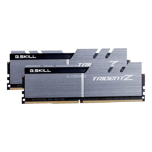 Memoria RAM 32GB DDR4 GSkill Trident Z 3200Mhz Gris-Negro, Kit 2x16GB - F4-3200C16D-32GTZSK /MAX. 1 X CLIENTE