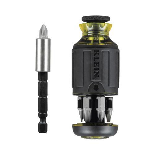 KLEIN TOOLS 32308 Desarmador Trompo 8 en 1 con Longitud Ajustable