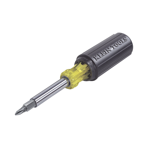 KLEIN TOOLS 32500-12CS-SEN Desarmador Multipunta, 11 en 1, con Puntas Phillips, Ranuradas, Cuadradas y Torx.