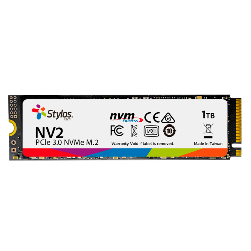 Unidad de Estado Sólido SSD Stylos STMSSDM22B NVMe, 1TB, M.2, 2500 MB/s Escritura, 3000 MB/s Lectura, PCI Express 3.0, STMSSDM22B /MAX. 1 X CLIENTE