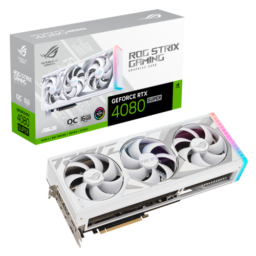 Tarjeta de Video ASUS NVIDIA ROG Strix GeForce RTX 4080 SUPER 16GB OC WHITE, 256-bit GDDR6X, PCI Express 4.0, ROG-STRIX-RTX4080S-O16G-WHITE, PROMO ROG