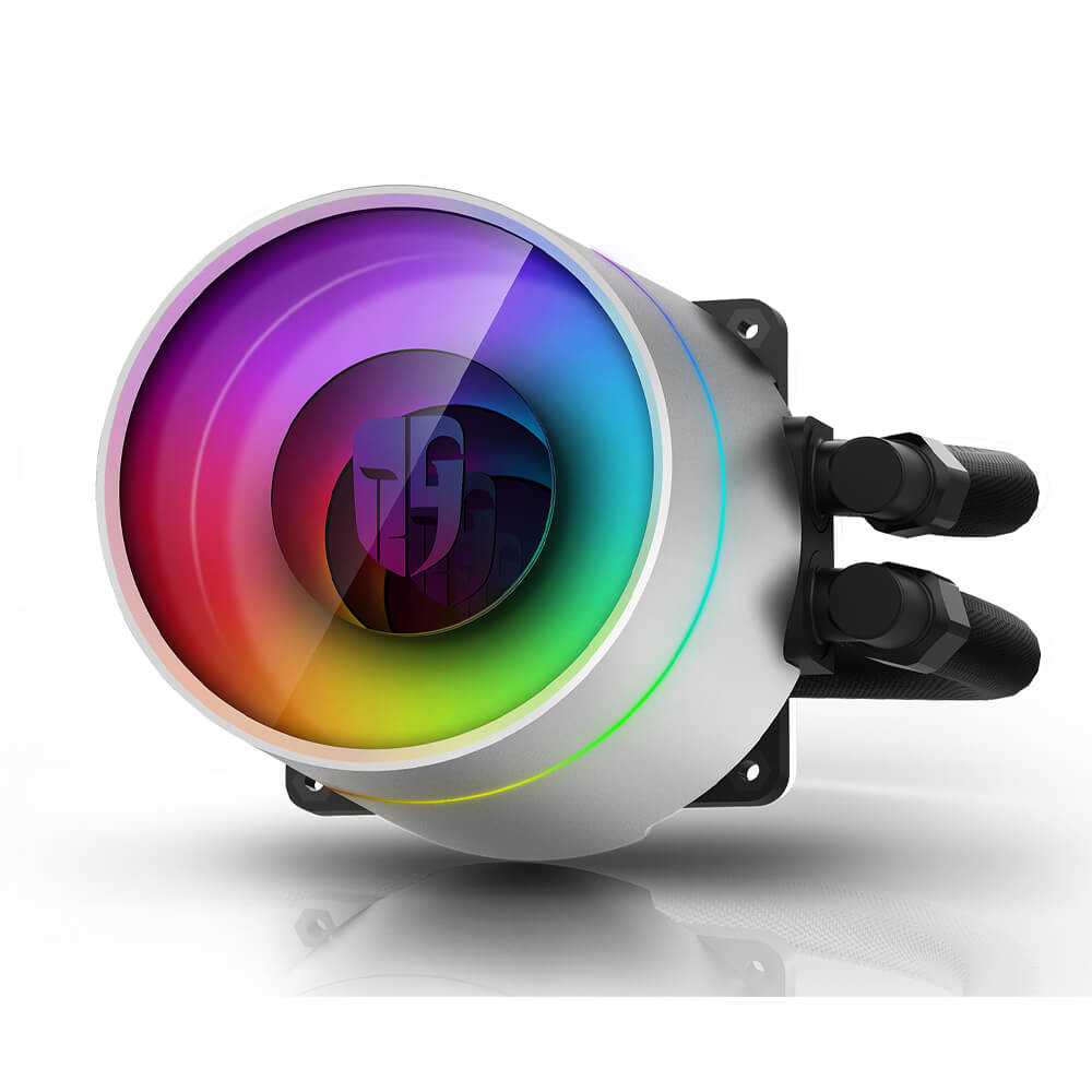 Sistema de Enfriamiento Liquido AIO Deepcool Castle 360EX White RGB - 120mm X3 Intel y Amd (Listo para LGA1200 y TRX4) Aura Sync, RGB Fusión etc., DP-GS-H12W-CSL360EXWH - Image 6
