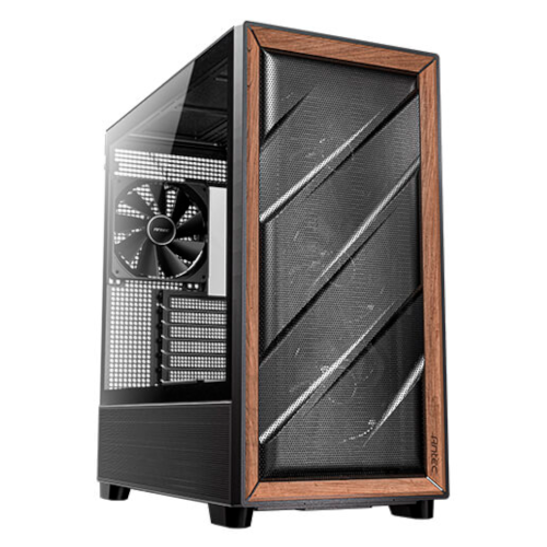 Gabinete Antec FLUX, Midi-Tower, ATX/E-ATX/ITX/Micro-ATX, 5 Ventiladores Incluidos, USB 2.0/3.0, Sin Fuente, Black, FLUX Black