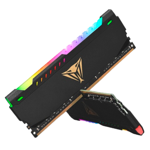 Kit Memoria RAM Patriot Viper Steel RGB DDR4, 16GB (2x8GB), 3600MHz, Non-ECC, CL20, XMP, PVSR416G360C0K, /MAX. 1 X CLIENTE
