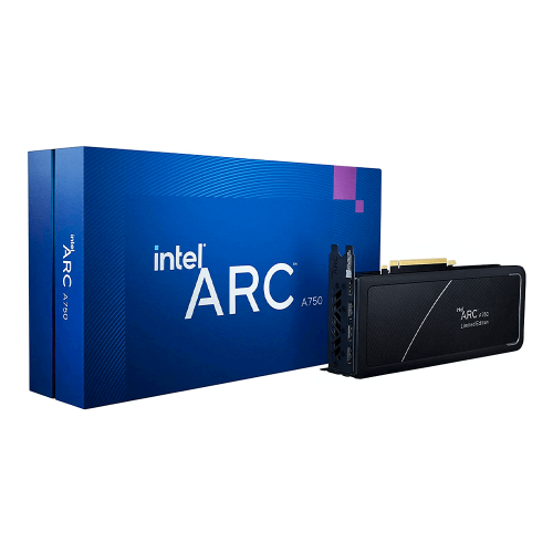 Tarjeta de video Intel Arc A750, 8GB, PCI Express 4.0, gddr6, 256 bit, DirectX 12 Ultimate 21P02J00BA /