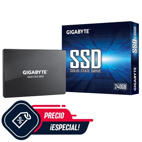 Unidad de estado solido SSD 240GB 2.5" SATA 3 Gigabyte, GP-GSTFS31240GNTD /MAX. 1 X CLIENTE