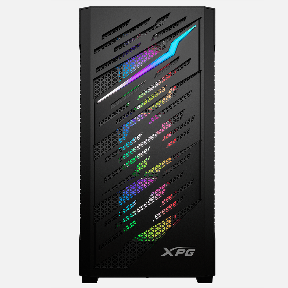 Gabinete XPG STARKER AIR BTF, Cristal Templado, ARGB LED, Back Connect Compatible, USB 3.2, 4 Ventiladores ARGB, Negro, STARKERAIRBTFMTA-BKCWW - Image 2