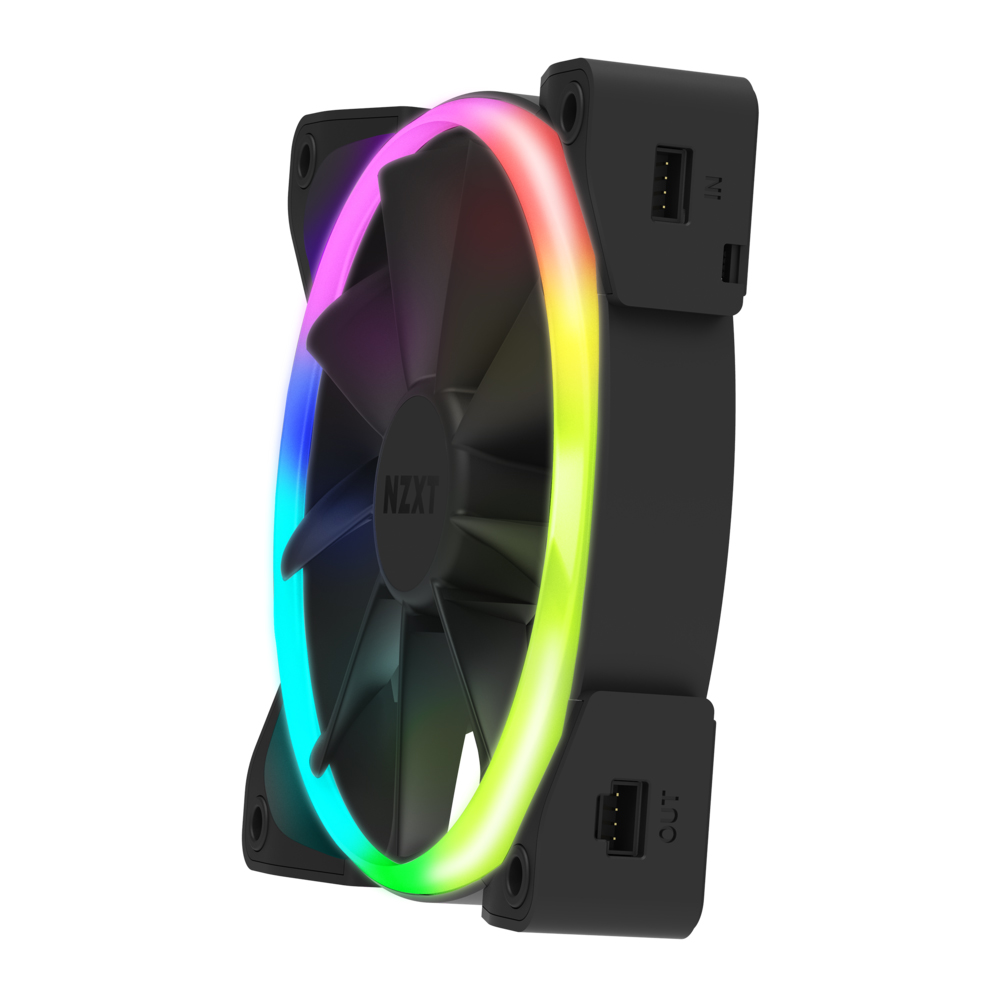 Kit de Ventiladores para Gabinete NZXT AER 2 140mmx2, RGB, HU2, HF-2814C-D1 - Image 3