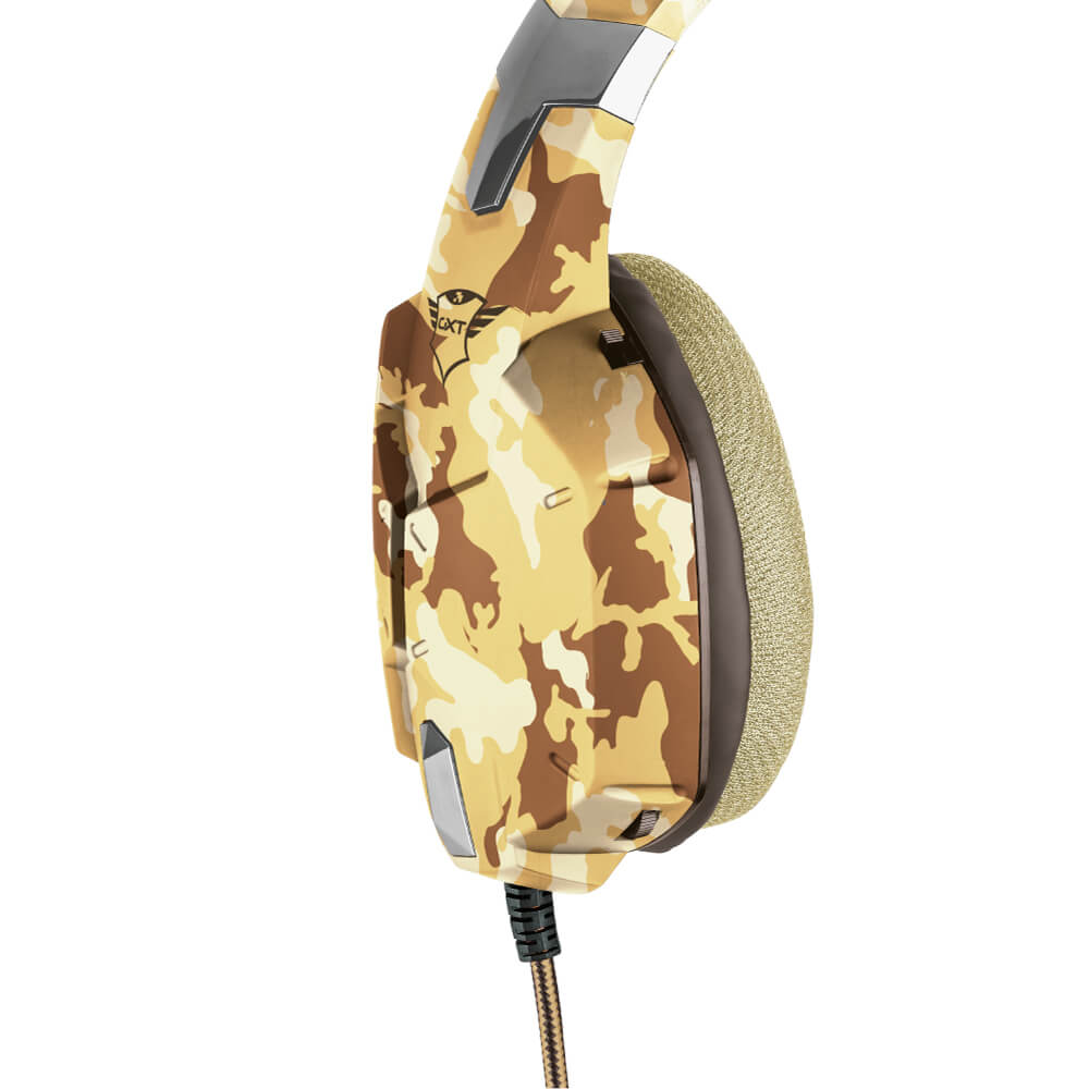 Diadema Gamer Trust GXT 322D CARRUS DESERT CAMO/ PC, Consola, 22125 / - Image 5