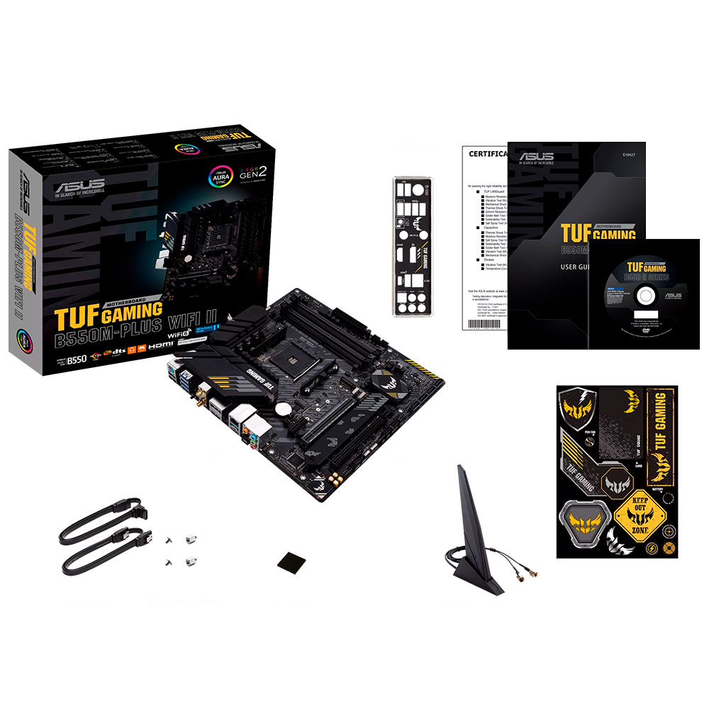 Tarjeta Madre Asus TUF GAMING B550M-PLUS WIFI II, AM4, AMD RYZEN 3000 SERIES, Micro ATX - Image 6