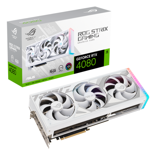 Tarjeta de Video ASUS NVIDIA ROG Strix GeForce RTX 4080 White, 16GB 256-bit GDDR6X, PCI Express 4.0, ROG-STRIX-RTX4080-16G-WHITE