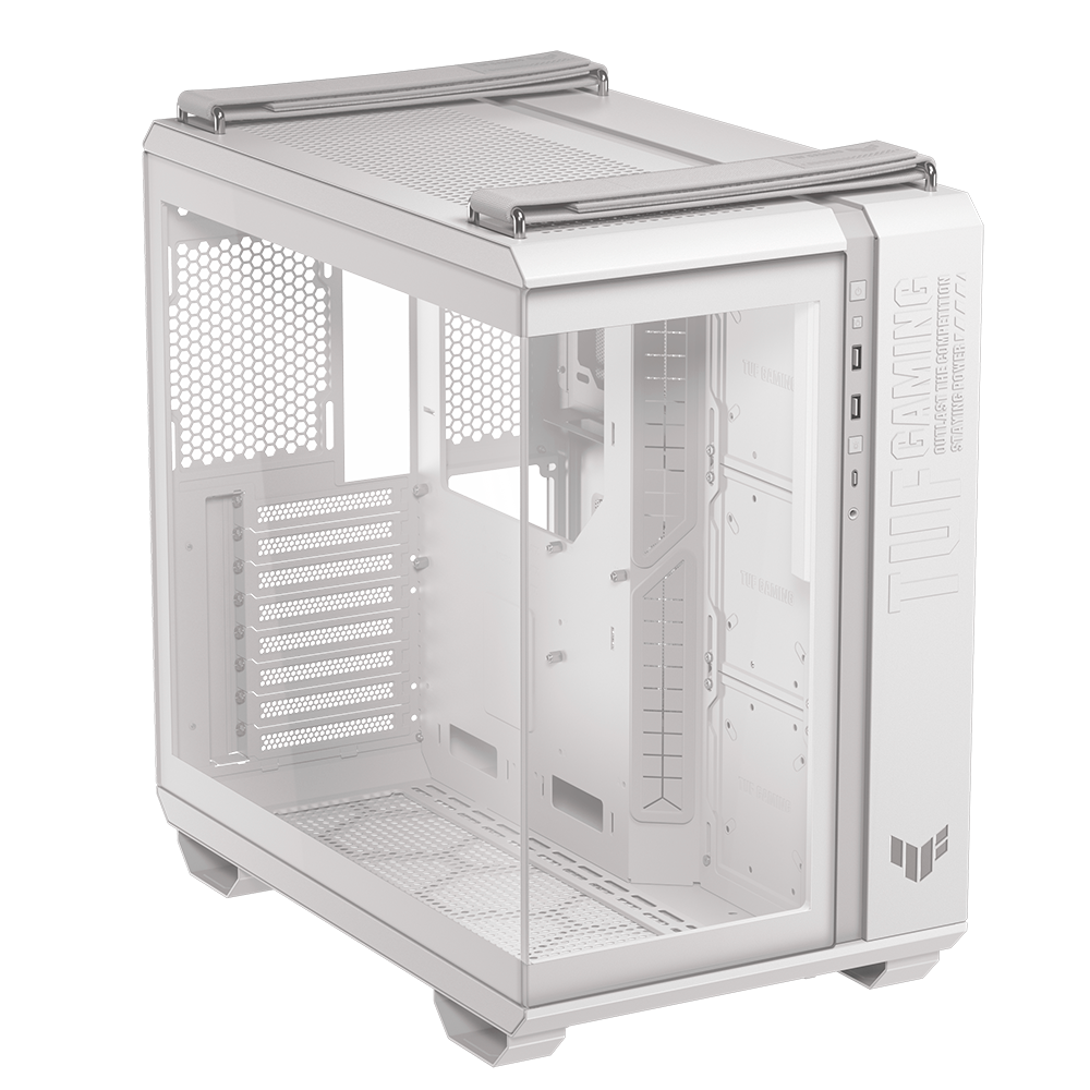 Gabinete ASUS TUF GAMING GT502 HORIZON, Midi-Tower, Mini-ITX/Micro-ATX/ATX, USB 3.2, Back Connect Compatible, Cristal Templado, GeForce RTX 50 Ready, Blanco, GT502 FV/WHT/TG - Image 3