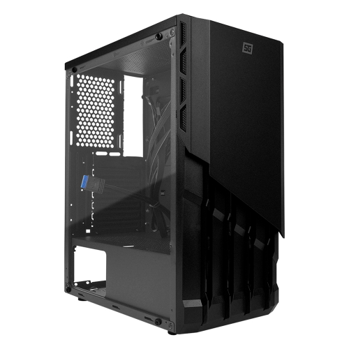 Gabinete Vorago Start The Game Csg-530, Atx/micro Atx/itx, 2 Usb 1.0, 2 Usb 3.0, Cristal Templado, Sin Fuente, Color Negro, CSG-530