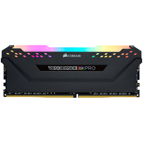 Memoria RAM DDR4 8GB 3600MHz Corsair Vengeance RGB PRO, 1 Modulo, Negro, CMW8GX4M1Z3600C18 /MAX. 1 X CLIENTE