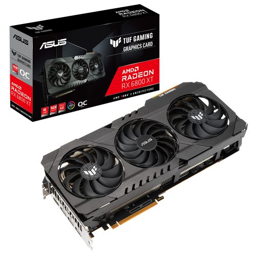Tarjeta de video Radeon RX 6800 XT 16GB GDDR6, Asus TUF GAMING OC, HDMI, DP, PCI-e 4.0, Nuevo Chip RDNA 2, TUF-RX6800XT-O16G-GAMING, 3 AÑOS DE GARANTIA NACIONAL