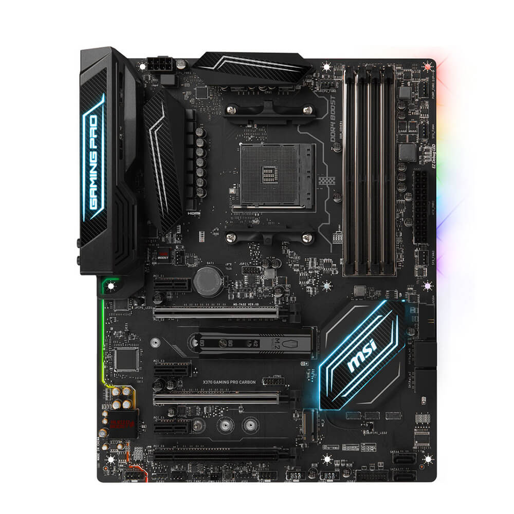 Tarjeta Madre MSI X370 Gaming PRO Carbon Socket AM4 AMD Ryzen X370 ATX - Image 3