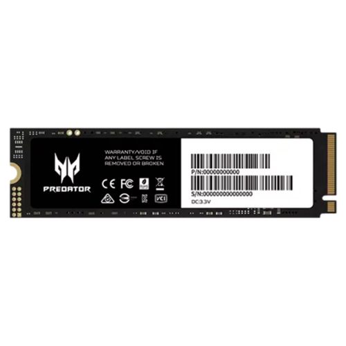 Unidad de Estado Sólido Acer Predator GM7 NVMe, 1TB, PCI Express 4.0, M.2, GM7-1TB /MAX. 1 X CLIENTE