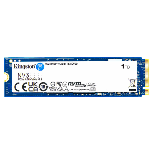 Unidad de Estado Sólido SSD Kingston SNV3S NVMe, 1TB, PCI Express 4.0, 6,000MB/5,000MB, M.2, SNV3S/1000G, promokingston /MAX. 1 X CLIENTE