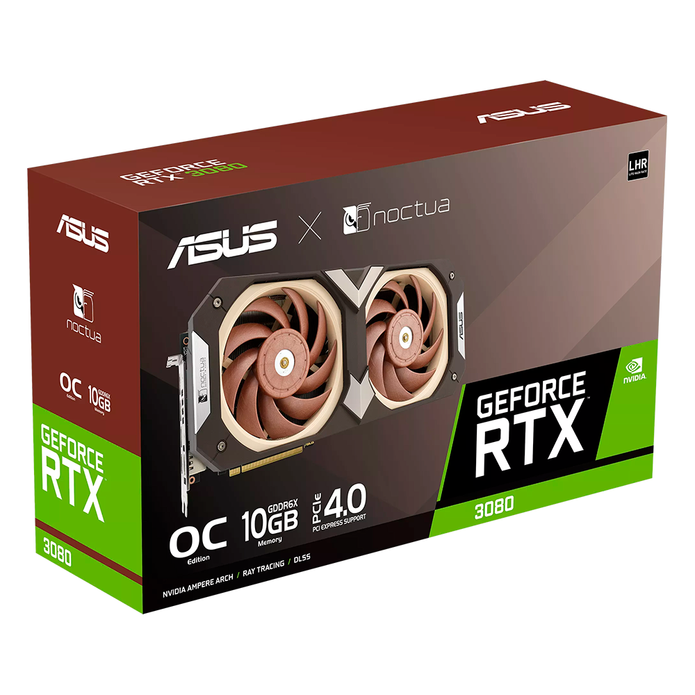 Tarjeta de Video Nvidia GeForce RTX 3080 10GB, Asus OC NOCTUA EDITION LHR, RTX3080-O10G-NOCTUA, 3 AÑOS DE GARANTIA NACIONAL - Image 11