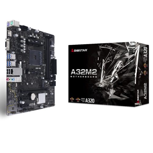 Tarjeta Madre Biostar A32M2 AMD AM4 A320 Micro ATX