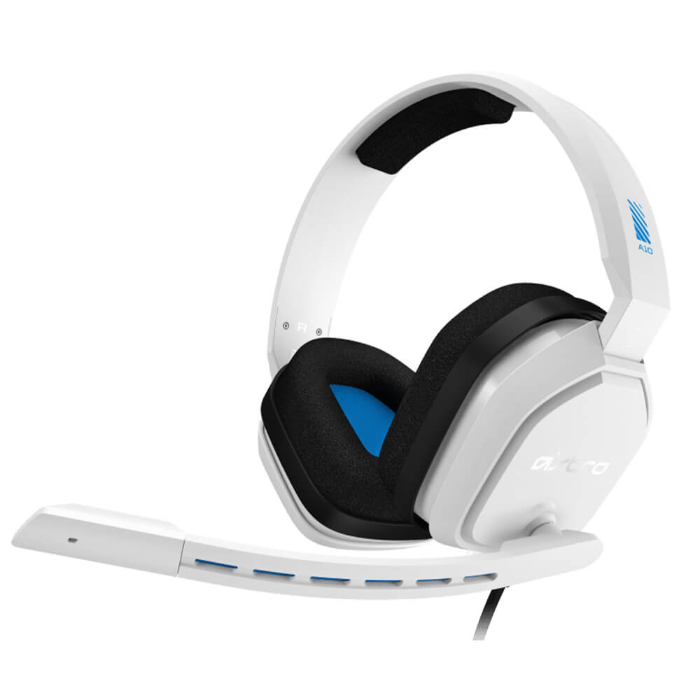 Diadema Gamer Logitech Astro A10 para PS4, Microfono, Jack 3.5mm, PS4 - XBOX, White-Blue - 939-001846 - Image 4
