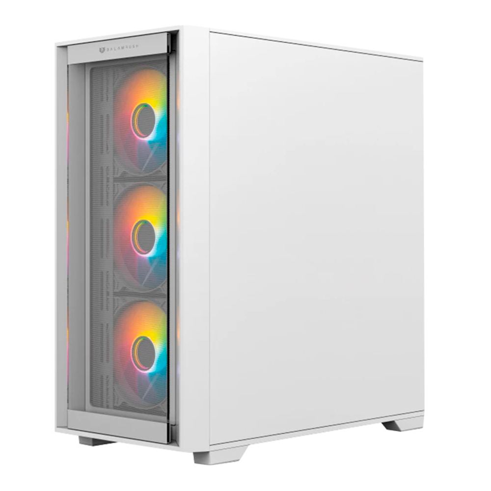Gabinete Balam Rush Carbono Twin Mate 6000, Midi-Tower, Micro-ATX/Mini-ITX, USB 3.0/2.0, Sin Fuente, 4 Ventiladores RGB Instalados, Blanco, BR-938822 - Image 6