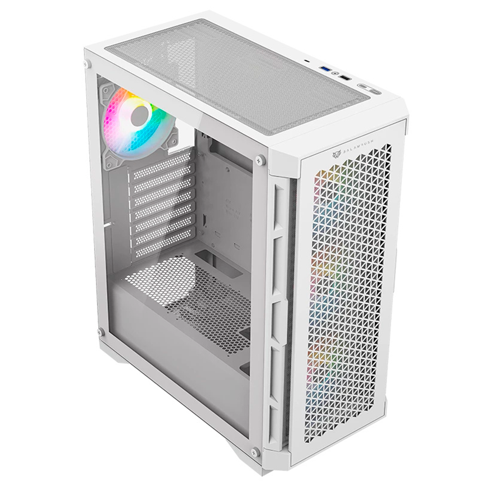 Gabinete Balam Rush Carbono Twin Mate 5000, Midi-Tower, ATX/Micro-ATX/Mini-ITX, USB 3.0/2.0, Sin Fuente, 4 Ventiladores RGB Instalados, Blanco, BR-938846 - Image 3