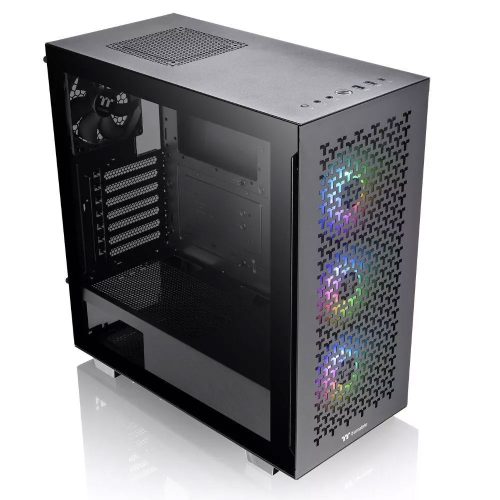 Gabinete Thermaltake V350 TG BLACK RGB, Negro, ATX CA-1S3-00M1WN-03 /