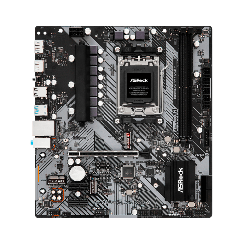 Tarjeta Madre ASRock B650M-H/M.2+, Micro-ATX, AM5, AMD B650, Up to 96GB DDR5, HDMI/DP para AMD, B650M-H/M.2+