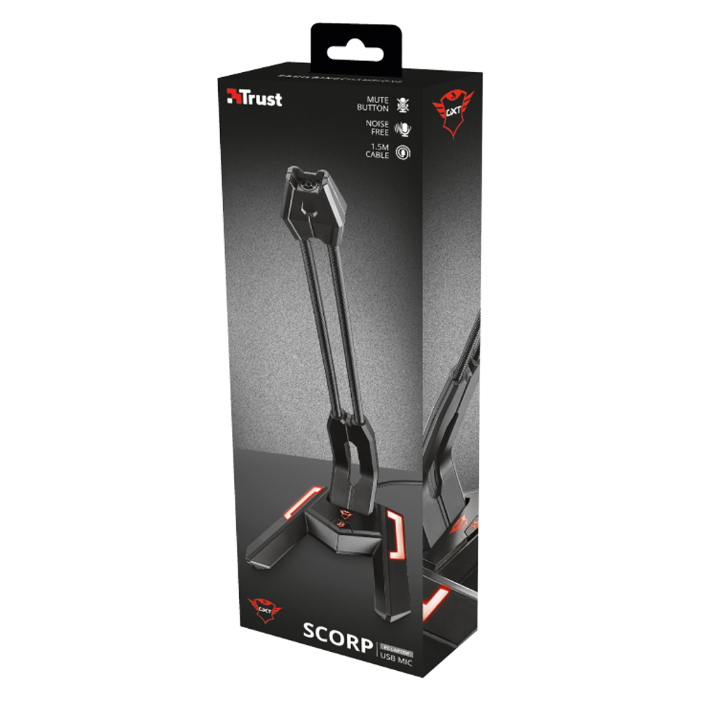 Microfono Trust Gaming GXT210 SCORP, Cuello flexible, 20688 - Image 5