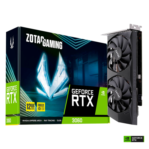 Tarjeta de Video ZOTAC GAMING GeForce RTX 3060 12GB, GDDR6, ZT-A30600P-10M /
