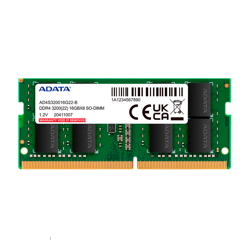 Memoria RAM Adata Premier DDR4, 3200MHz, 16GB, CL22, SO-DIMM, AD4S320016G22-SGN /MAX. 1 X CLIENTE - Image 2