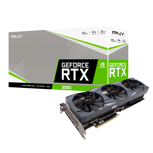 Tarjeta de Video PNY NVIDIA GeForce RTX 3080 Uprising Triple Fan, 10GB 320-bit GDDR6X, PCI Express 4.0 x16, VCG308010TFMPB