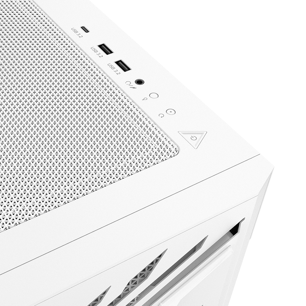 Gabinete XPG STARKER AIR BTF, Cristal Templado, ARGB LED, Back Connect Compatible, USB 3.2, 4 Ventiladores ARGB, Blanco, STARKERAIRBTFMTAWHCWW/ NAVIDAD - Image 3