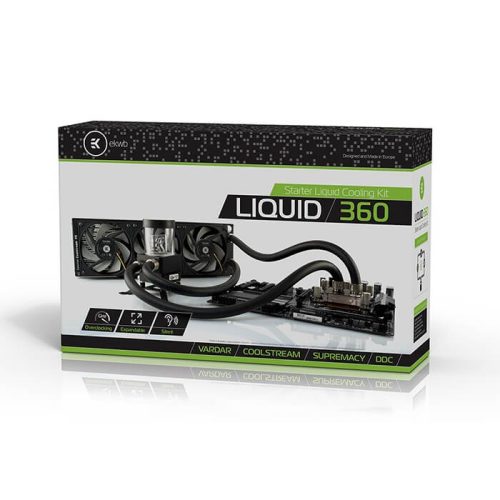 Sistema de Enfriamiento Liquido EKWB Liquid 360, Bomba Personalizada, Intel y AMD, EK-KIT L360