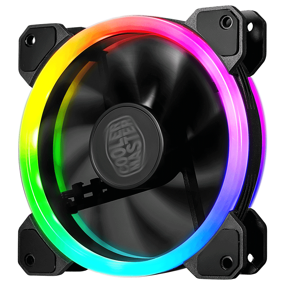 Ventilador Cooler Master MasterFan MF120 S2, Compatible con Aura Sync etc., ARGB, 3 pin, anti-vibraciones, MFW-B2DN-12NFA-S2 - Image 3