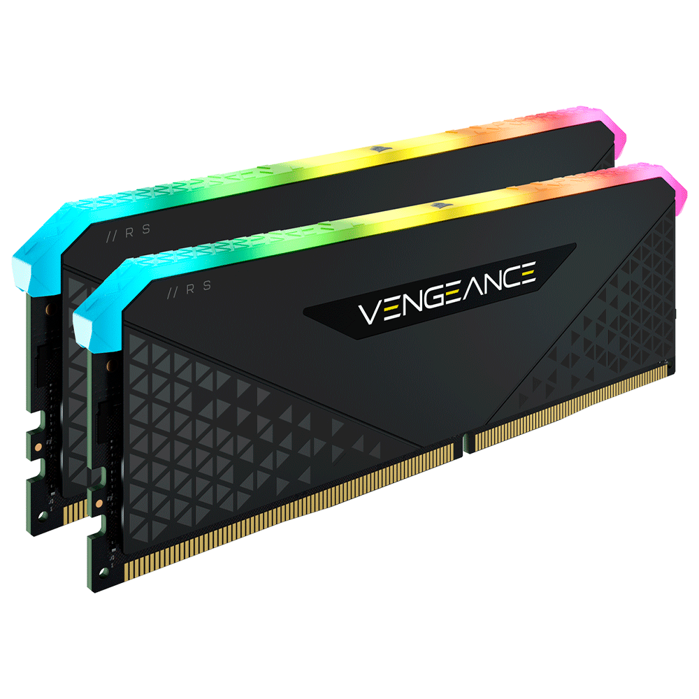 Memoria RAM DDR4 16GB 3600MHz Corsair Vengeance RGB RS, Kit 2x8GB, Negras, CMG16GX4M2D3600C18 /MAX. 1 X CLIENTE - Image 2