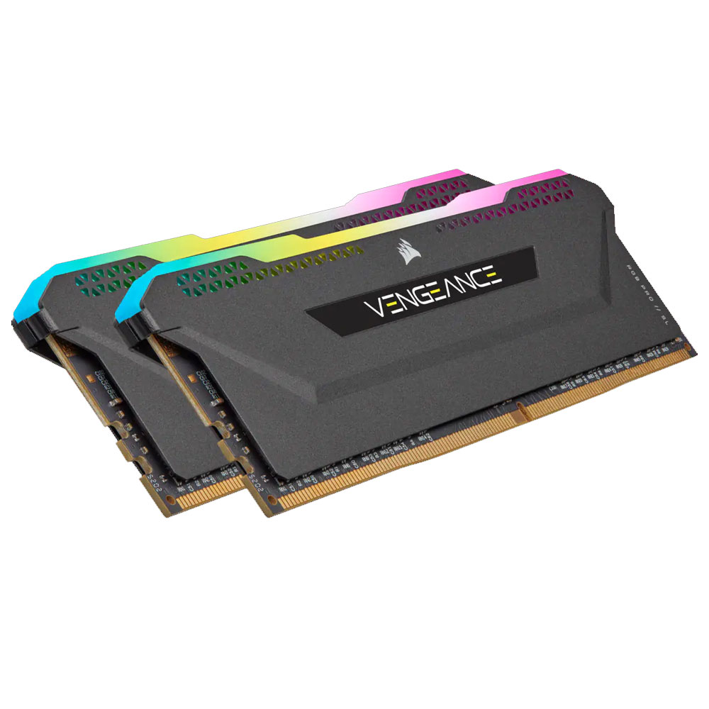 Memoria RAM DDR4 16GB 3600MHz Corsair Vengeance RGB PRO SL 2x8GB, Negras, CMH16GX4M2D3600C18 /MAX. 1 X CLIENTE - Image 2