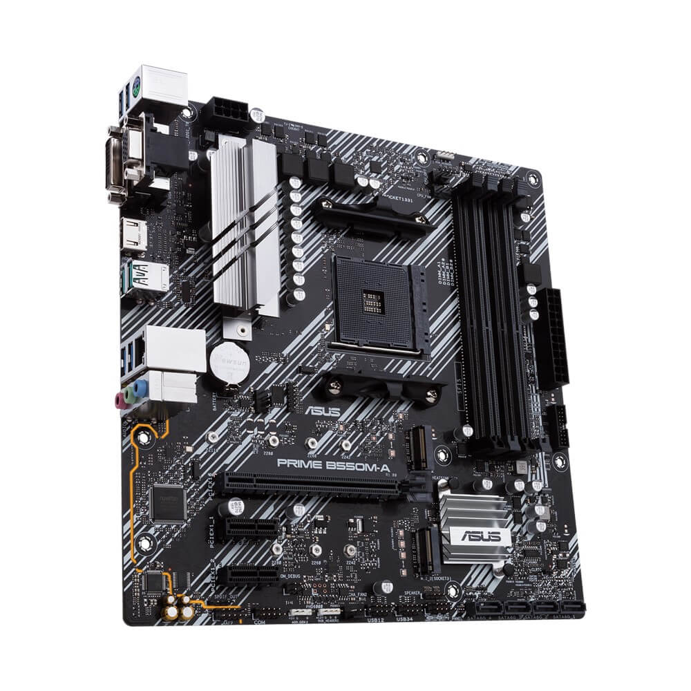 Tarjeta Madre ASUS PRIME B550M-A/CSM, AM4, AMD RYZEN 3000 SERIES, Micro-ATX - Image 3