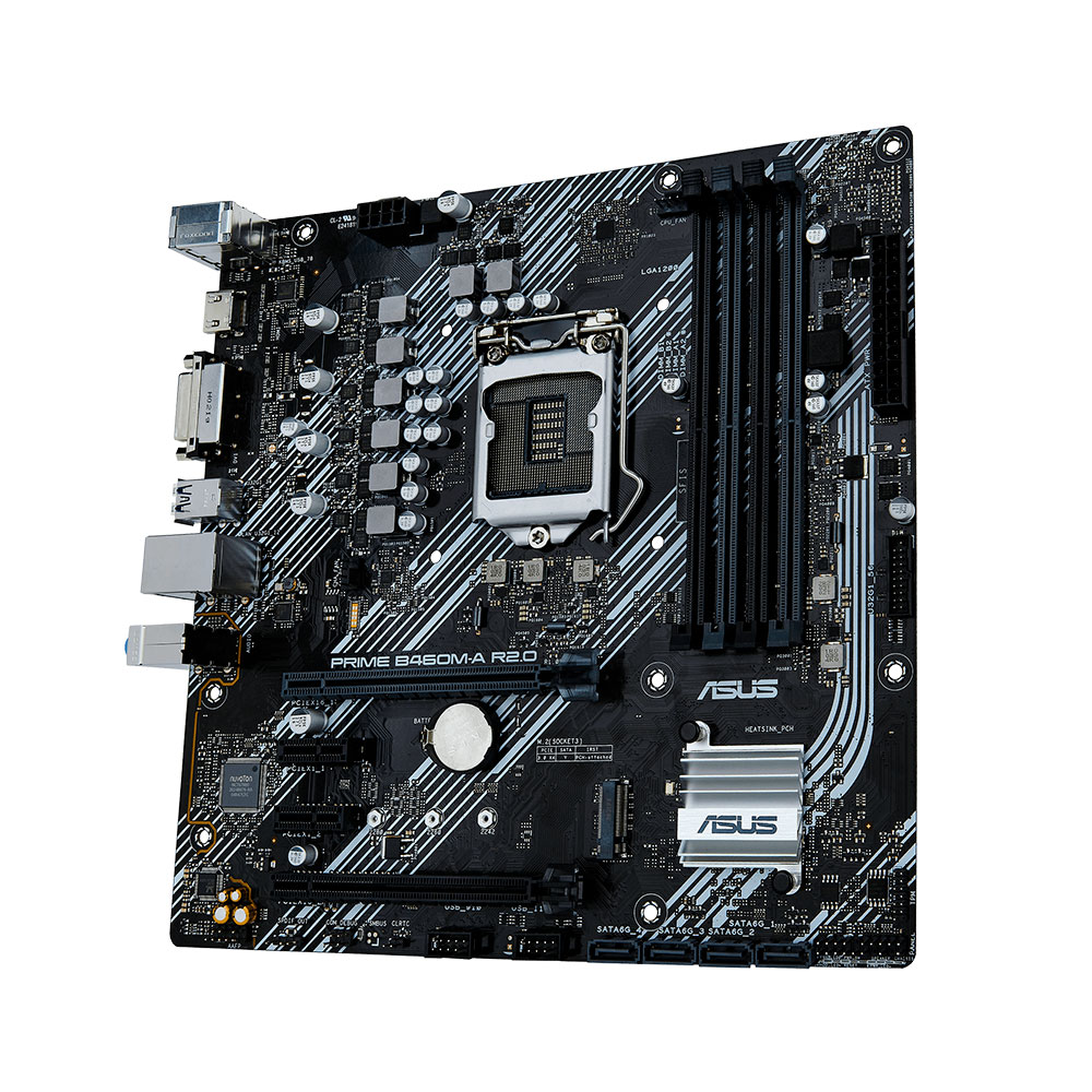 Tarjeta Madre Asus PRIME B460M-A R2.0 Socket LGA1200 Intel B460 Micro ATX, DDR4, Intel Core 10th Generación - Image 3