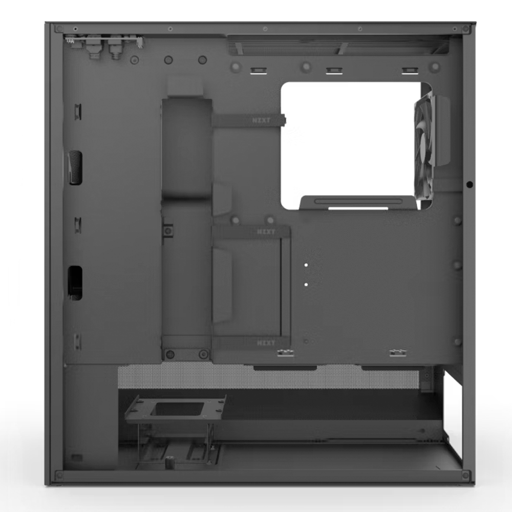 Gabinete NZXT H5 FLOW Negro, Versión 2024, Cristal Templado, Mid-Tower/ Sin Fuente, USB Tipo C, 2 Ventiladores F120Q Instalados, CC-H52FB-01, 2024H7 - Image 6